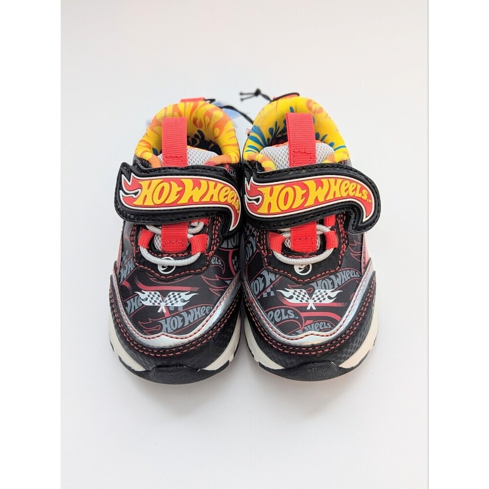 NWT Hot Wheels Toddler/Kids (Size 5) Light-Up Sneakers/Shoes w/Velcro Open Close